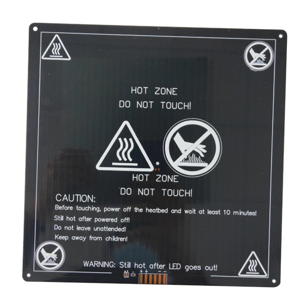 220mm 12/24V MK3 Heating Heater Bed +NTC 3950 100K Thermistor for Prusa i3