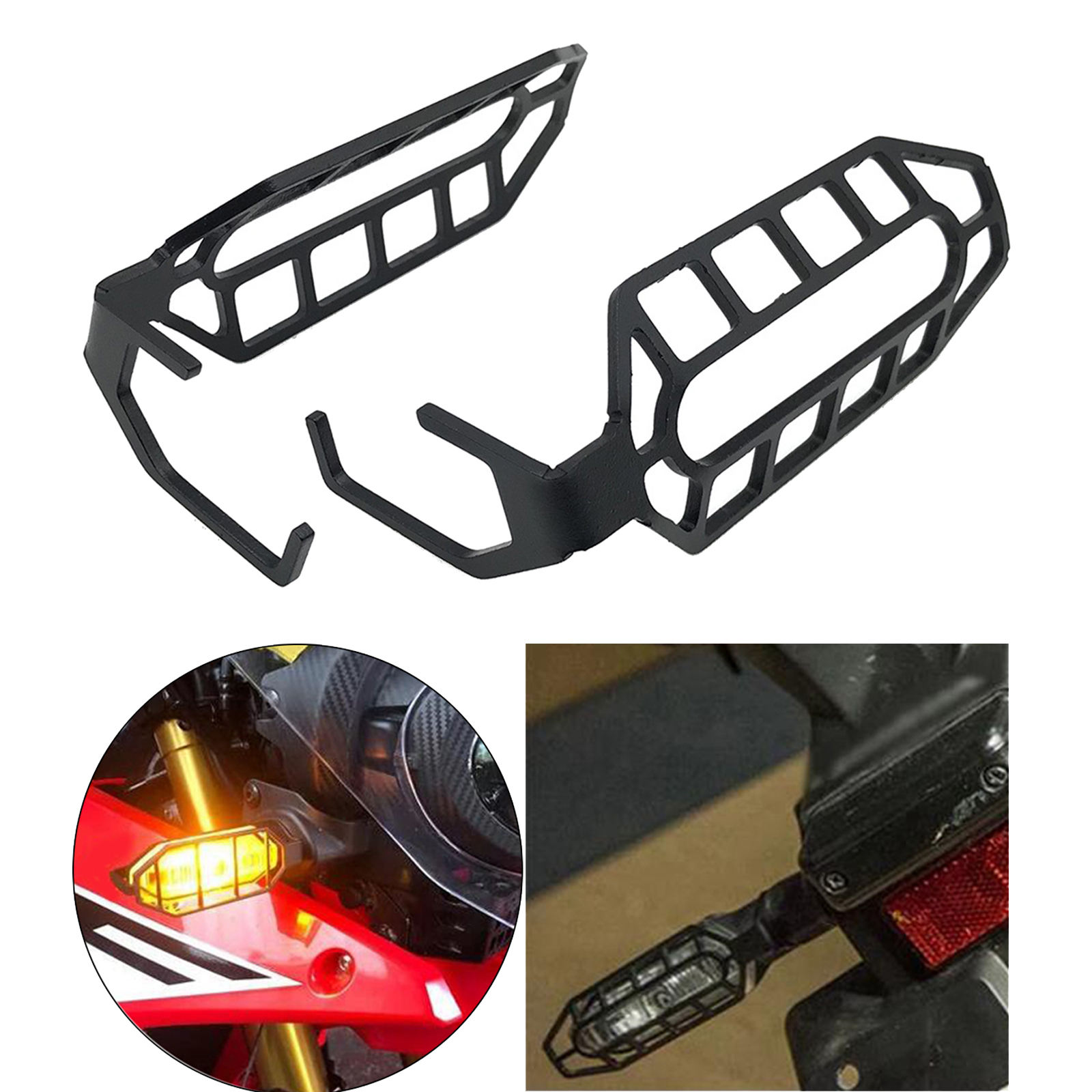 Motorcycle Front & Rear Turn Signal Light Protection Protector Guard Cover For Honda CB500X CB 500X 2019 2020