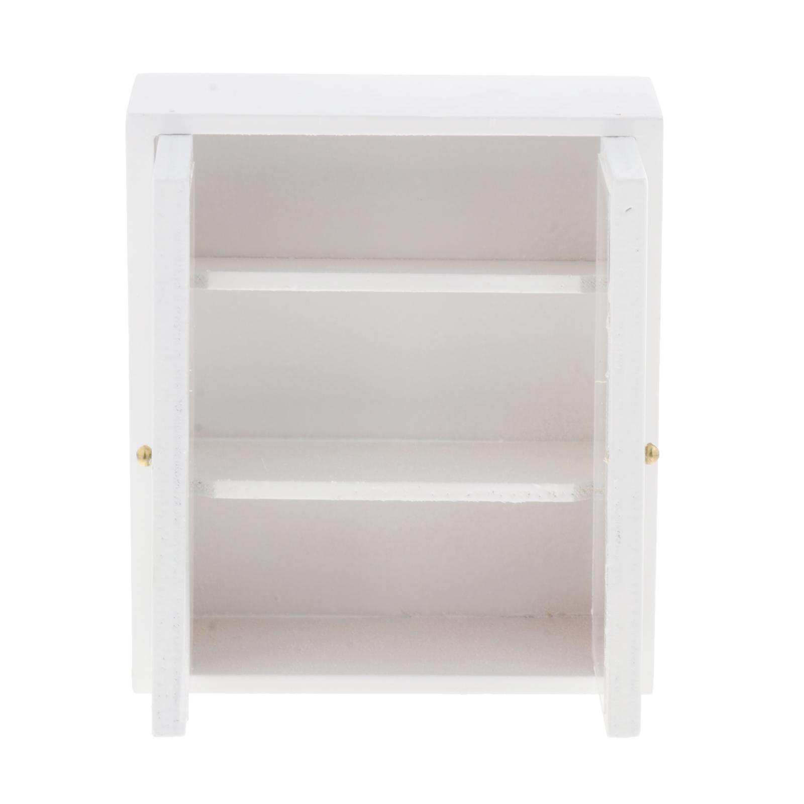 1/12 Dollhouse Wooden Cabinet Furniture Kitchen Accessories Set Decoration DIY