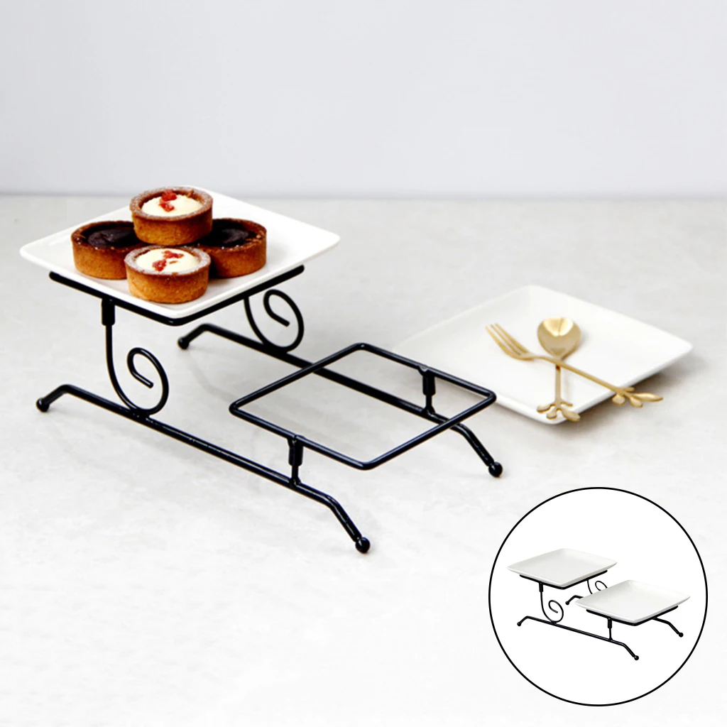 Metal Cake Stand Cupcake Stands Wedding Birthday Party Dessert Cupcakes Pedestal Display Plate Home Decors