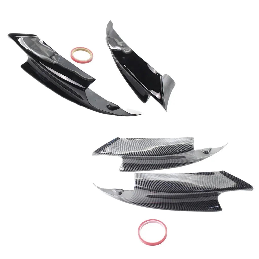 2Pcs Car Front Splitter Bumper Spoiler Lip Replacement for BMW E90 E92 E92 M3 2007-2012 Accessories