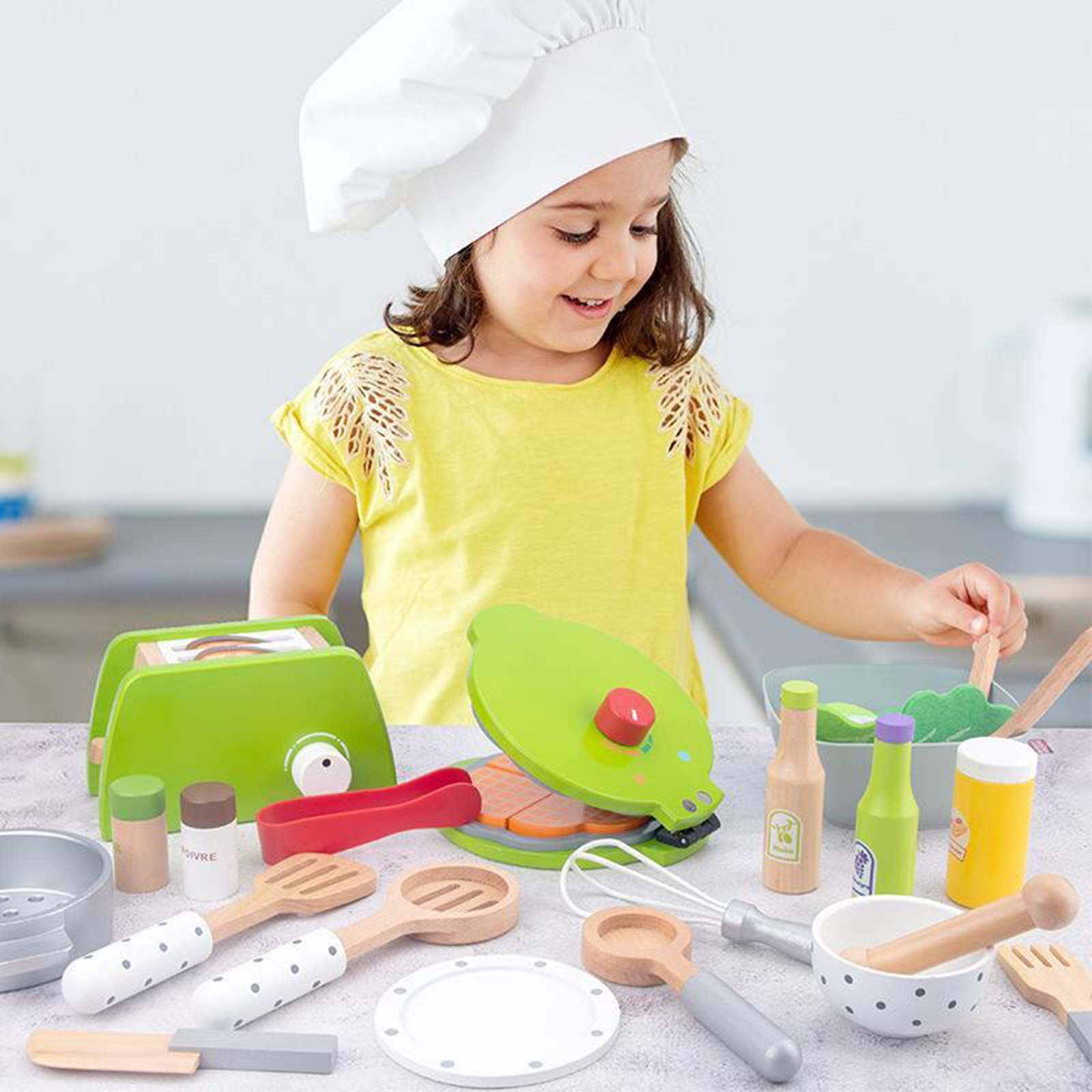 7pcs Kids Wooden Cutting Vegetable Toy Children Pretend Kitchen Food Play Toy for Toddler