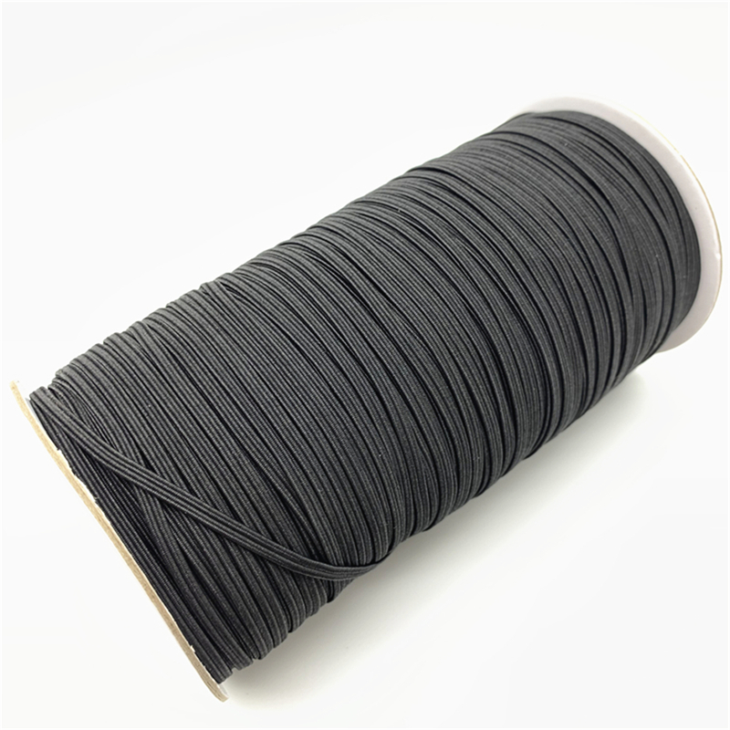 Description Picture 5 of item5yards/Lot 3mm Elastic Ribbon Sewing Elastic Band Fiat Rubber Band For Waist Band Stretch Rope DIY Mask Lanyard