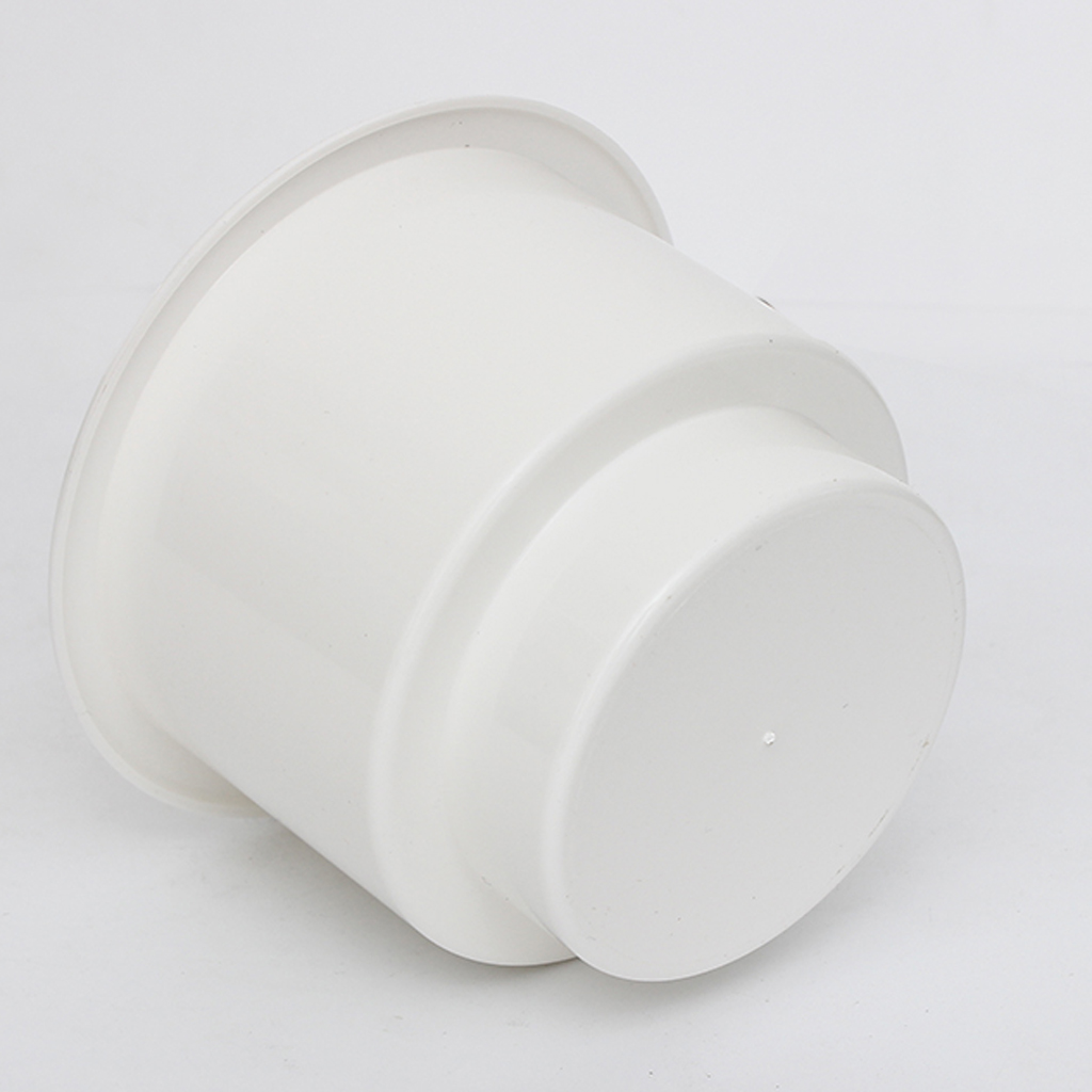 Boat/RV/Car/Marine WHITE Plastic NO Recessed Drop In Plastic Cup Drink Holder