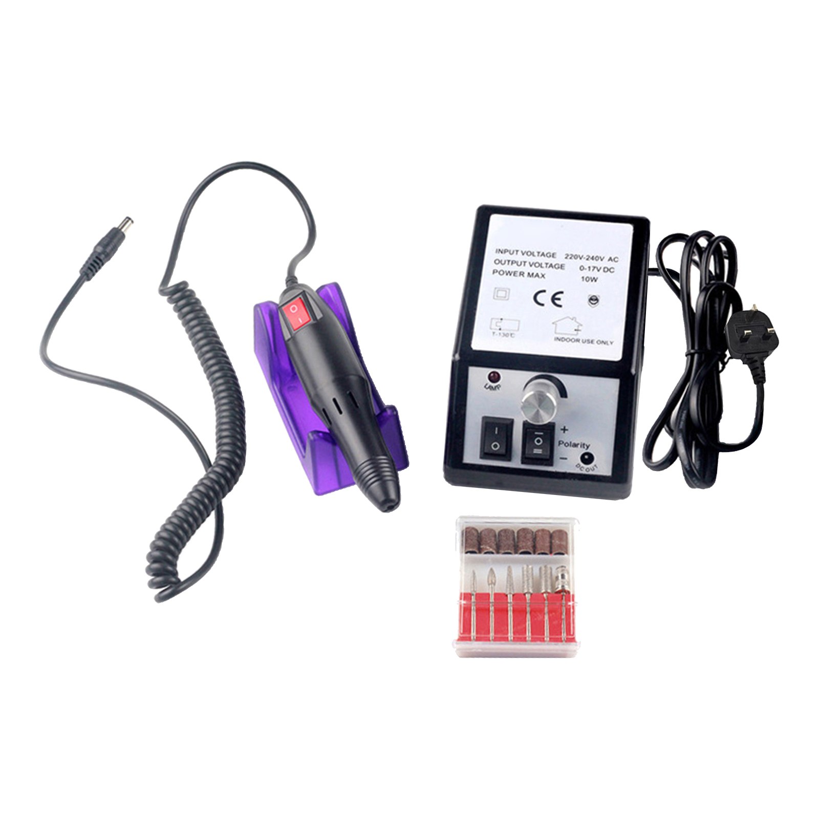 Portable Electric Nail Drill Pro for Acrylic Nails Remove for Home Salon Use