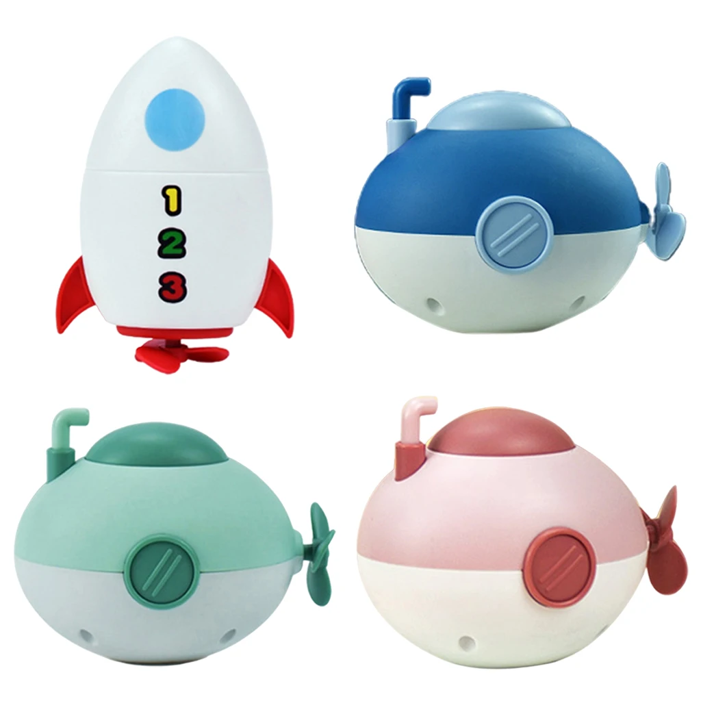 Wind Up Clockwork Cute Kids Baby Swimming Favor Bath Time Toy Boat Gift