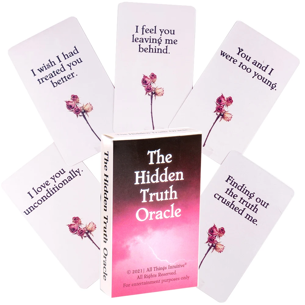 The Hidden Truth Independent Oracle Tarot Cards Deduction Prediction Divination Board Games for Adults Card Games