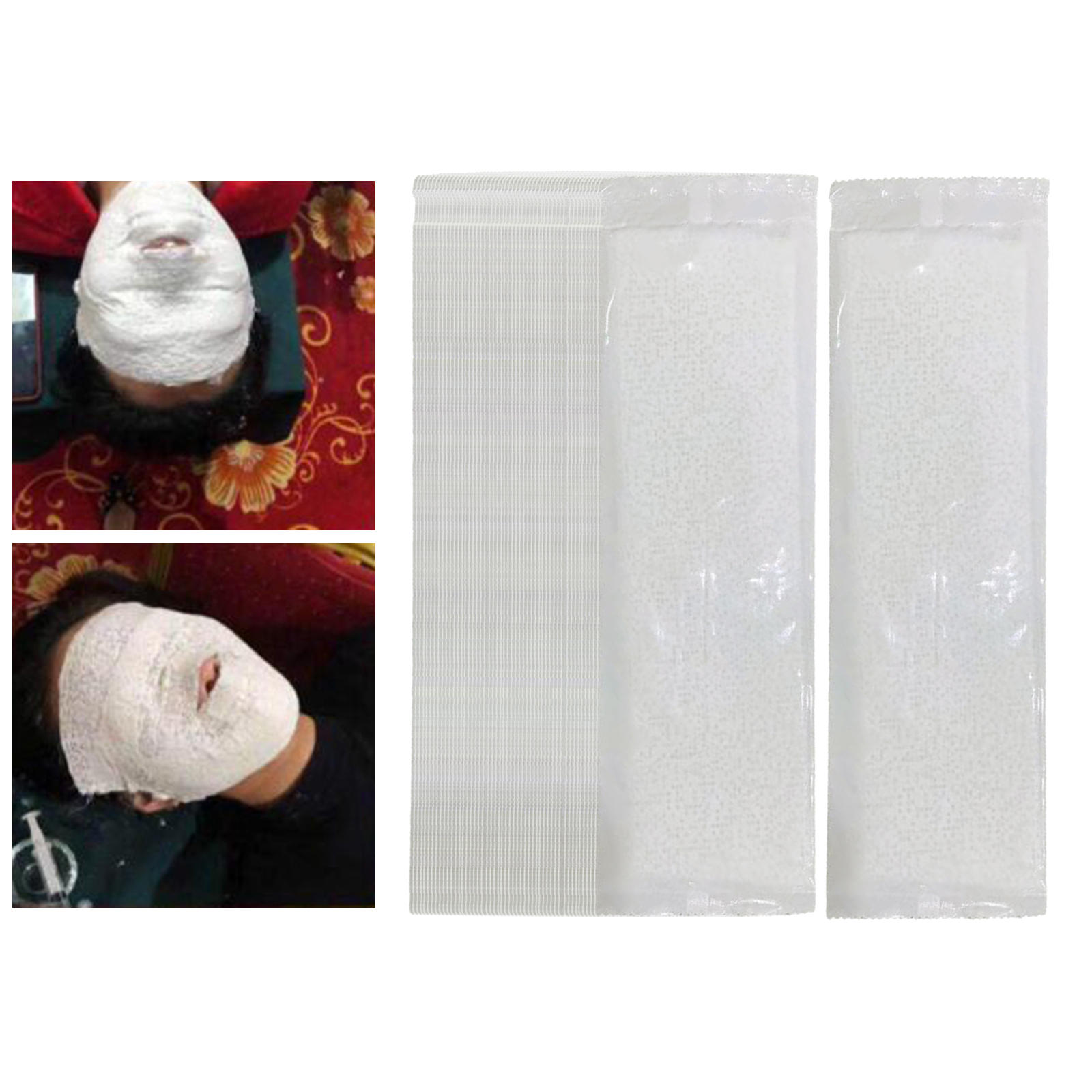 Mummy Face Mask Sheet for Woman V Face Lifting Comfortable , Promote Blood Circulation