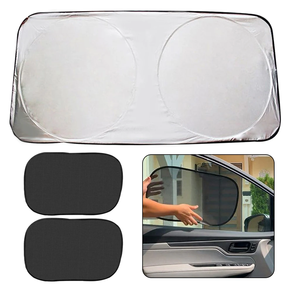 Car Front Windshield Sun Shade Visor Folding Window UV Block Cover Accessories 