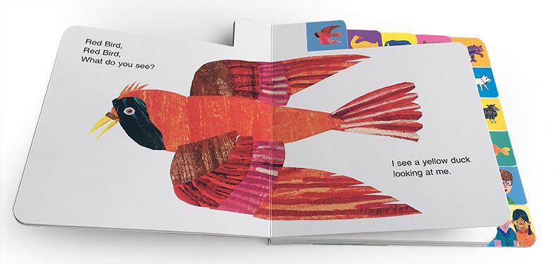 Original English Children's Brown Bear Books, o que você vê Eric Carle