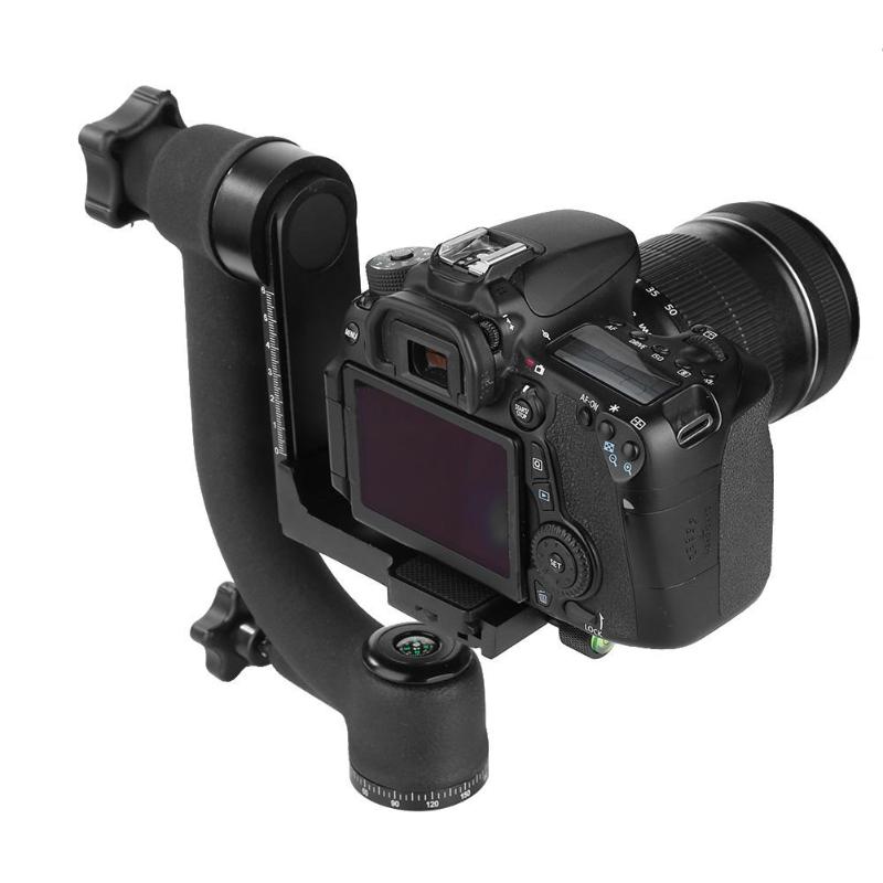 360 grad Panorama Gimbal Stativ Ball Kopf 1/4 Zoll Schraube mit Quick Release Platte für DSLR Kamera Teleobjektiv – Detail 3