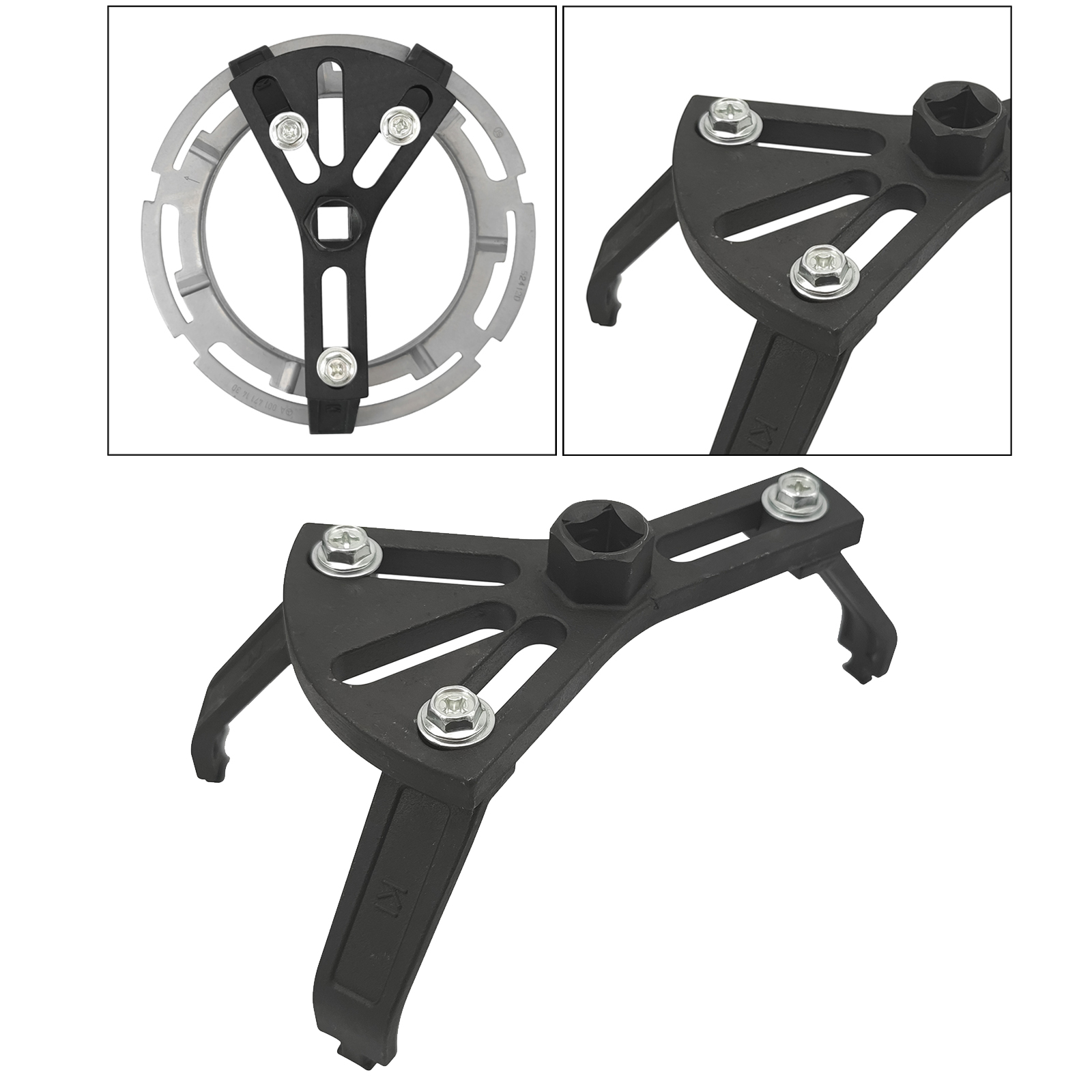 Metal Fuel Pump Lid Tank Cover Wrench Tool Kit Professional Durable