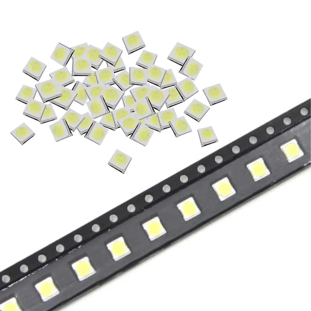 50 Pcs. LED Diodes Light-emitting Diodes for Modeling, 2 W, White