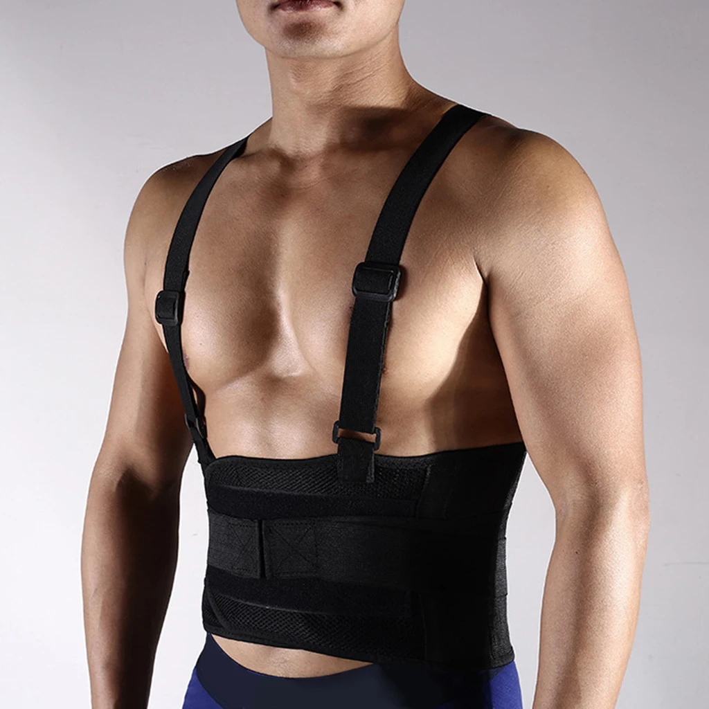 Weight Lifting Training Waist Belt Gym Fitness Lower Back Brace Strap Women Men Workout Bodybuilding Back Brace Protector Guard