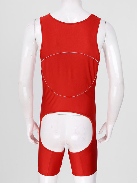 Combinaison De Lutte Homme - Sans Manches - Ultra-léger 200g - Pour Gym Et Haltérophilie