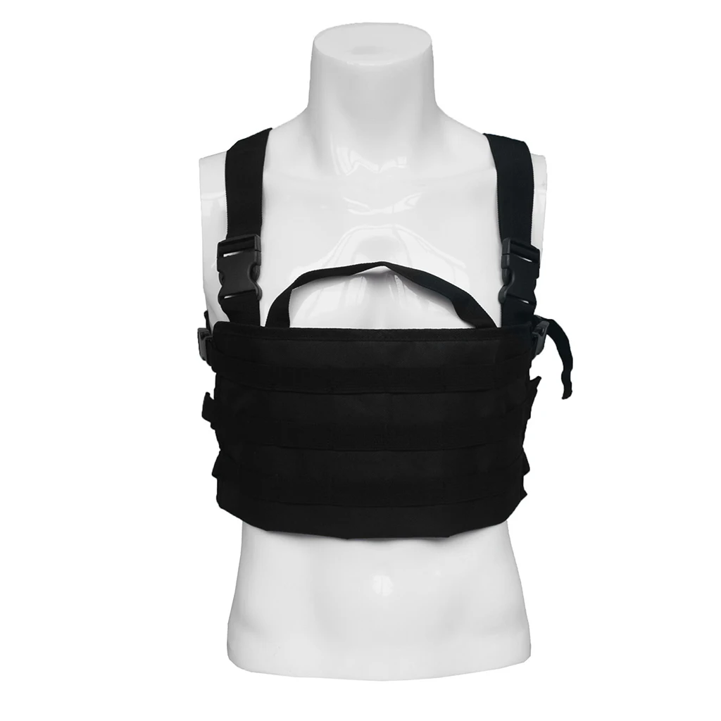 Molle Hunting Vest Breathable Chest Rig Adjustable For Fishing Camping