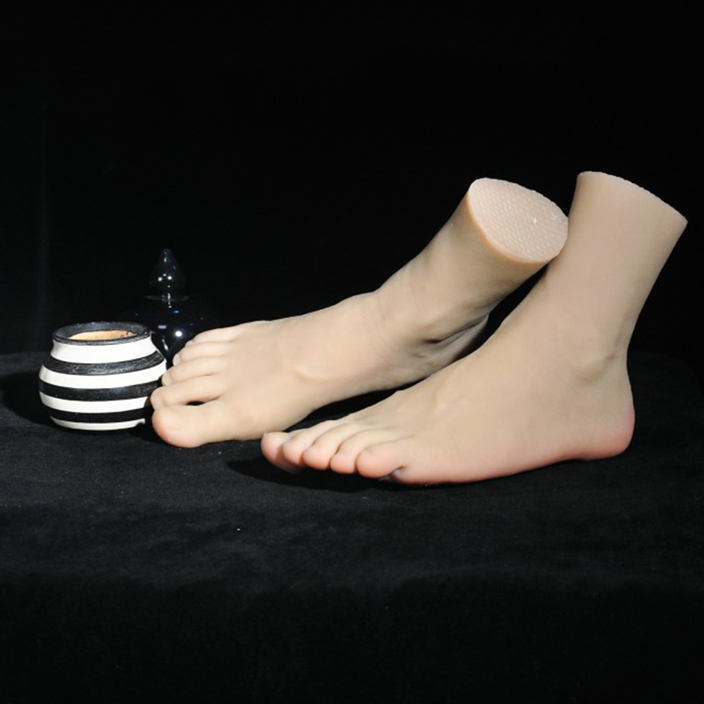 1 Pair Feet Model Male Foot Mannequin for Photography Display Shoes Socks