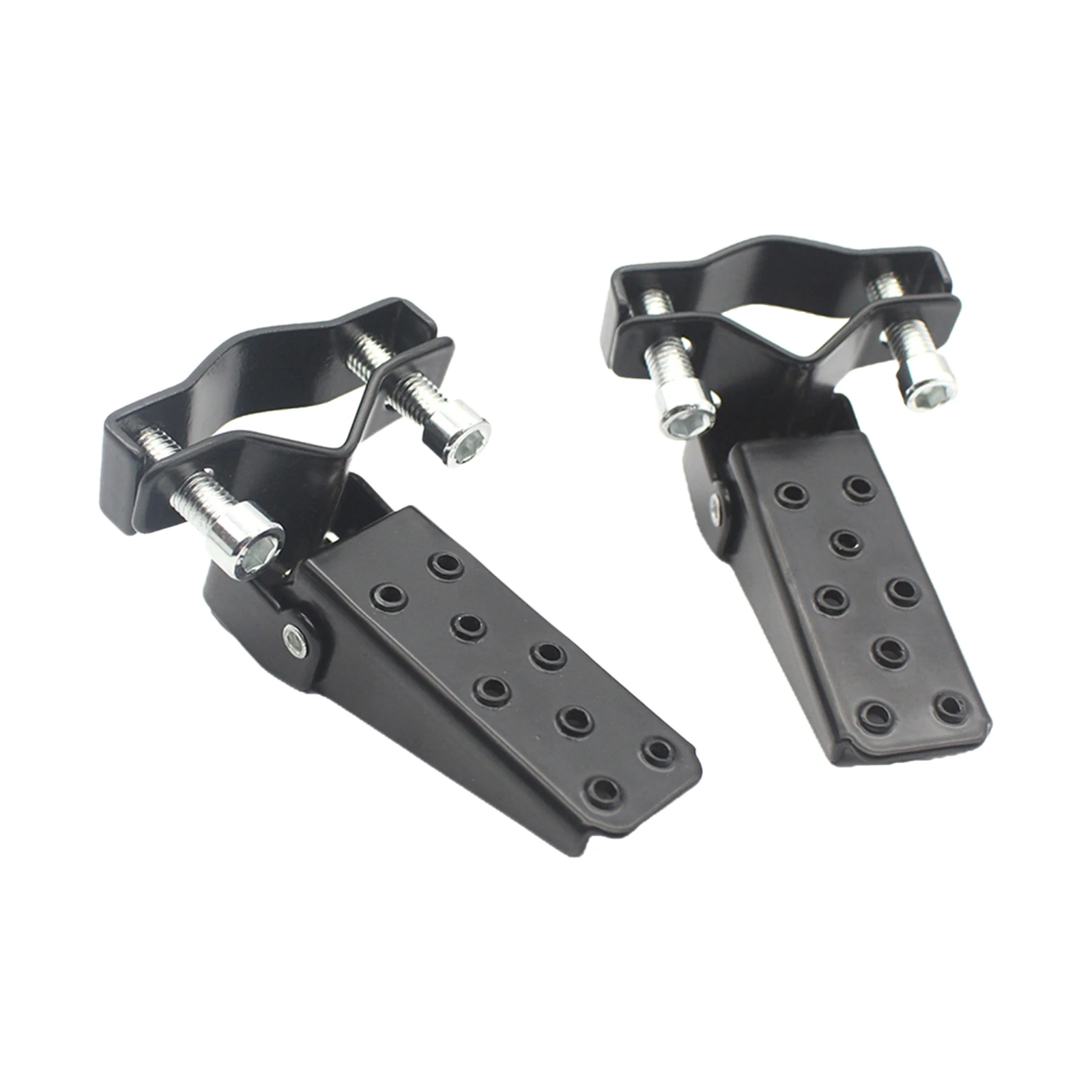 1Pair Motorcycle Footrests Pedals 25mm-30mm Accessory Spare Parts Durable