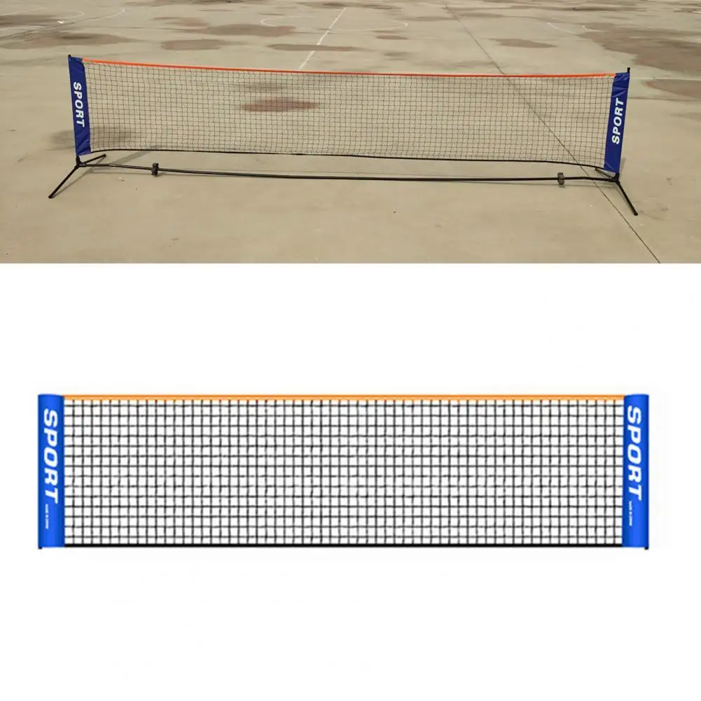 6.1M Badminton Tennis Net Stand Frame Net Rack Adjustable Portable Easy Carry 