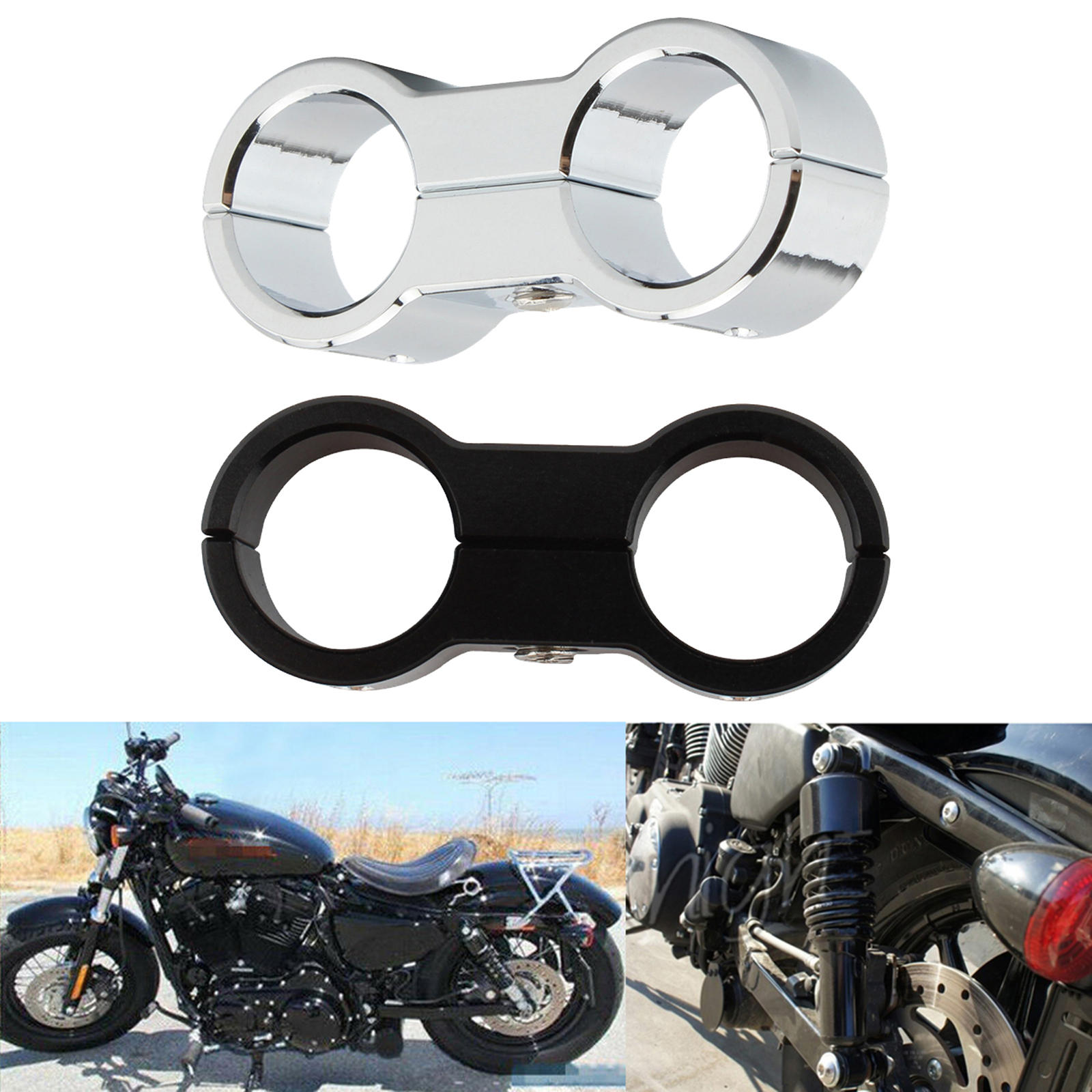 Hose Separator Clamp Tubing Fixing Bracket Fits for Harley GM 883 FAT Boy 1200
