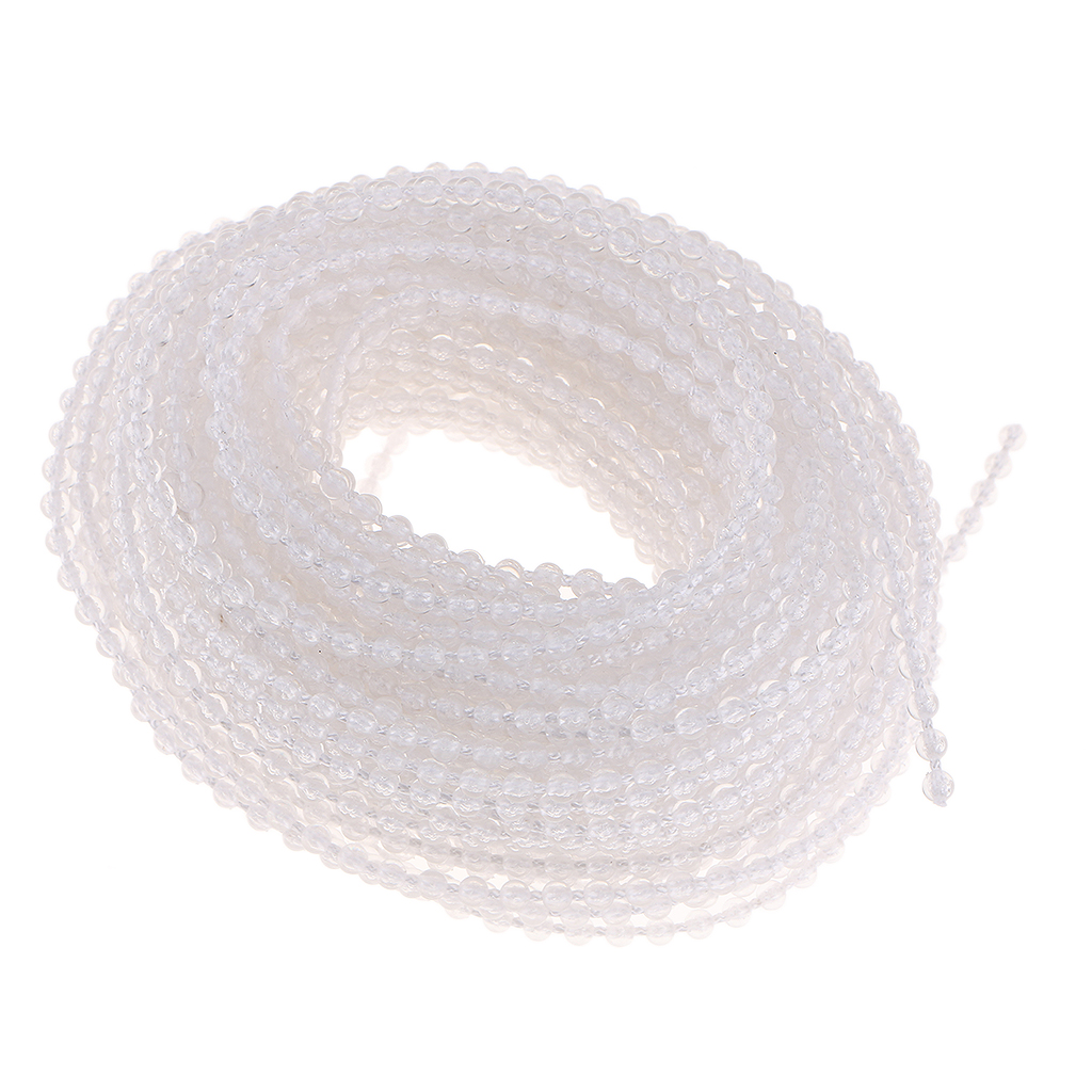 2m Length Roller Blind Shade Clear Plastic Beads Chain Window Treatment DIY Crafts Decor Accessories