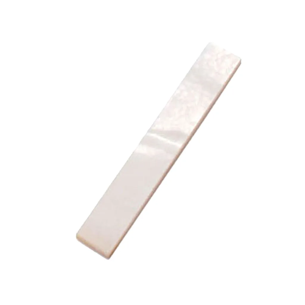 10 X White Mother Of Pearl Shell Inlay Blank For Guitar Fingerboard, Mandolin, Banjo, Ukulele DIY Parts