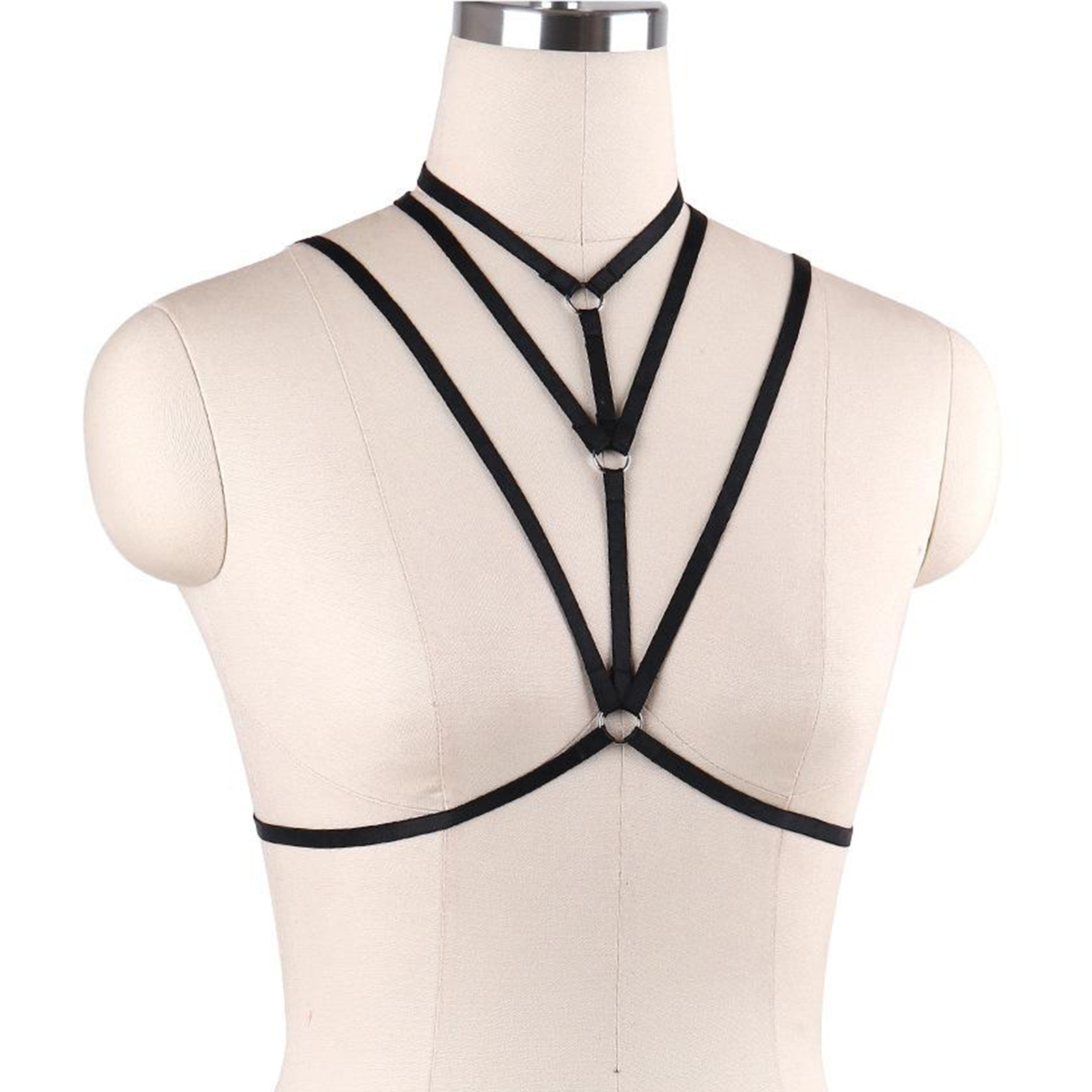  Harness Bra Erotic Elastic Body Chest Strappy Punk Lingerie Clubwear