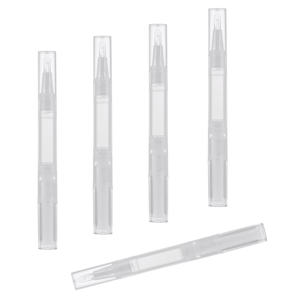5x3ml Empty Twist Pen Cosmetic Container Lip Gloss Cream Tubes Makeup DIY