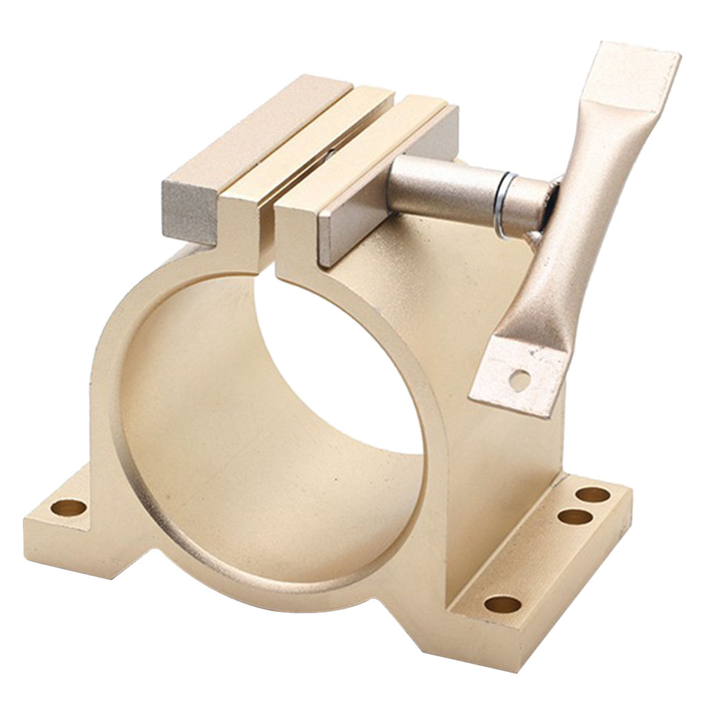 80mm Diameter Spindle Motor Mount Fixture Bracket Clamp for CNC Router Accs