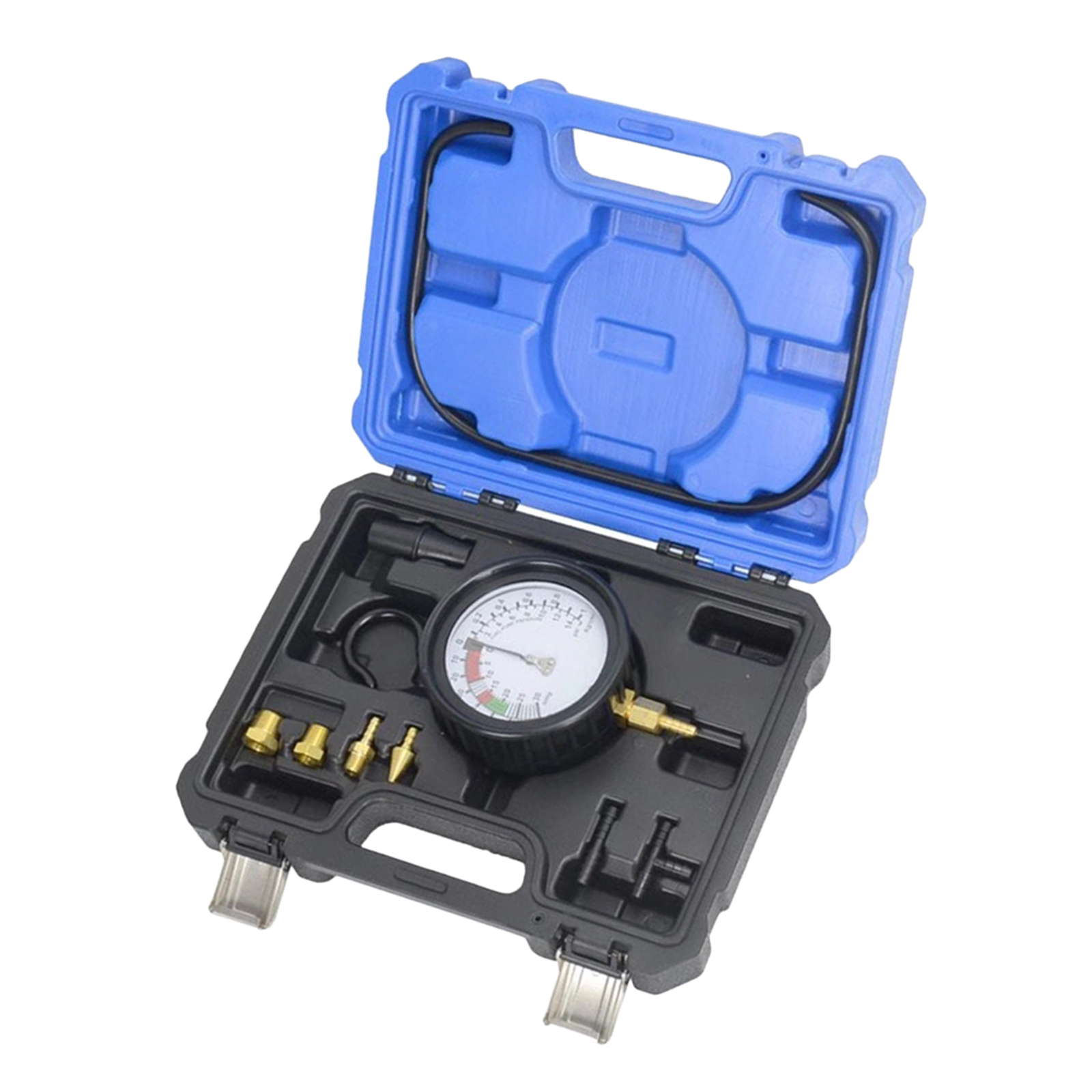 Vacuum Pump Tester Set Vacuum Gauge and Brake Bleeder Kit for Automotive with Adapters Case