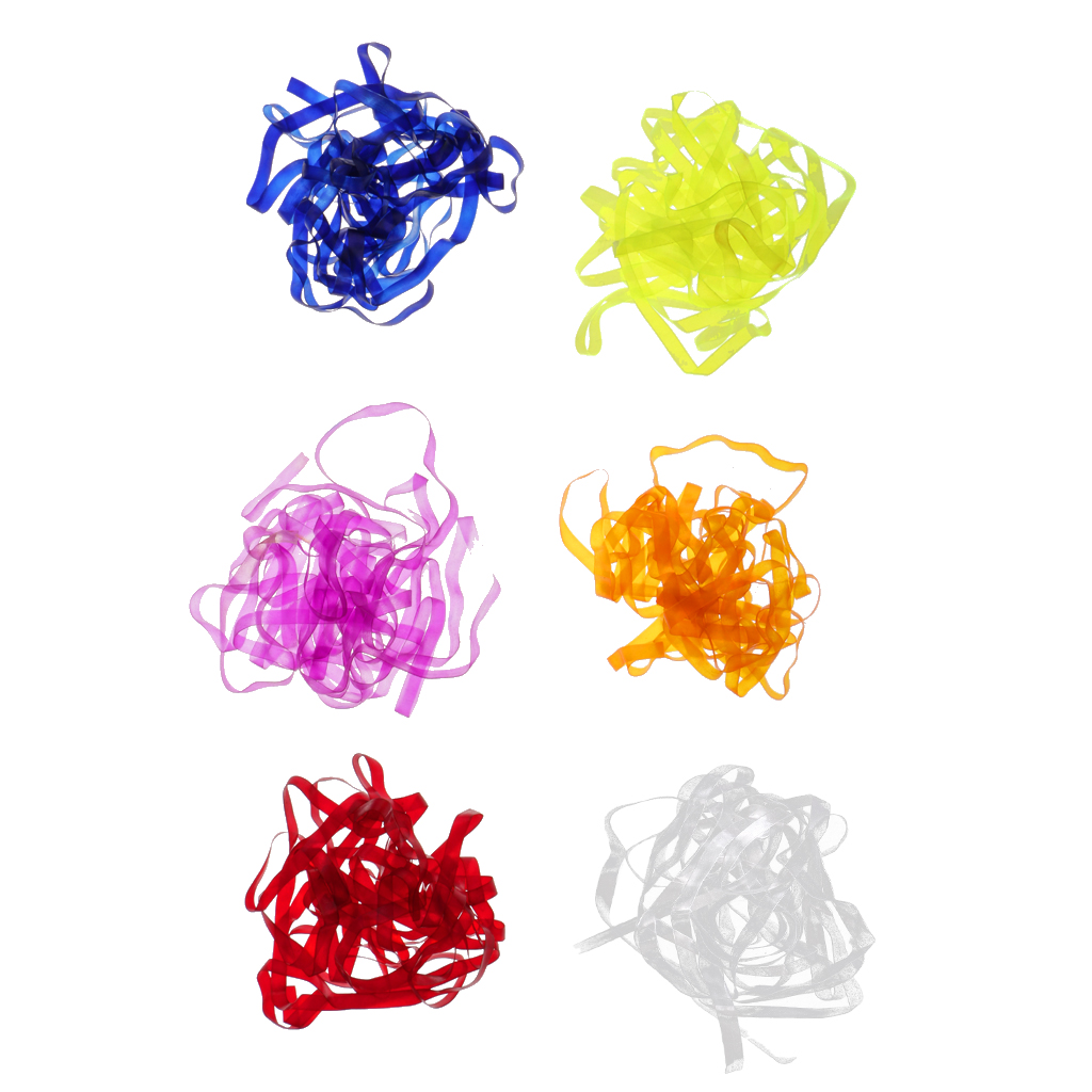 6Pcs 3MM Width Elastic Scud Back/Nymph Stretch Sink Skin for - Fly Tying