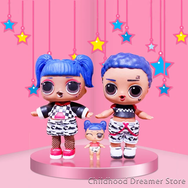 Original Lol Dolls Set Choose Punk Boy Doll Big 8cm Sister Dolls LOL Doll  Set Playing