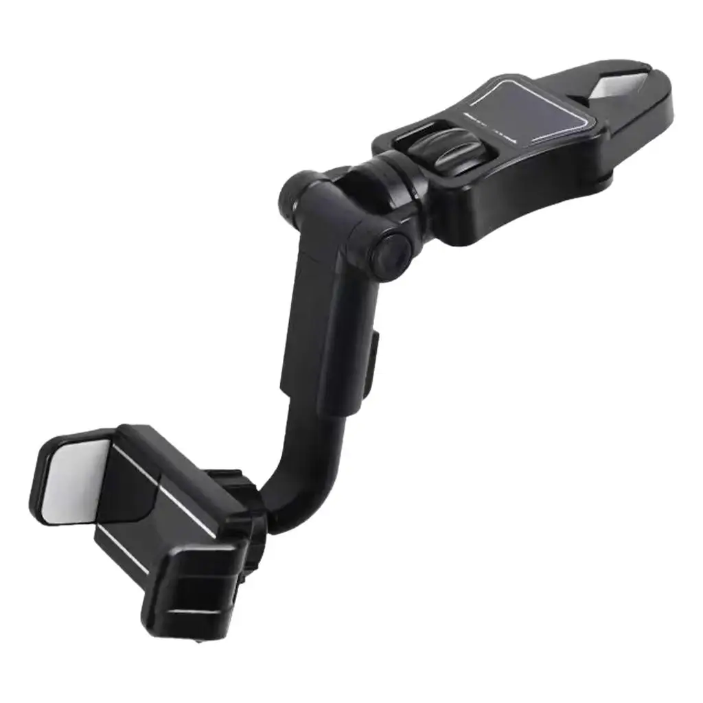 Rearview Mirror Phone Holder 360 Rotated Degrees Driving Recorder 360° Car Phone Holder for Video Recording Easy to Install