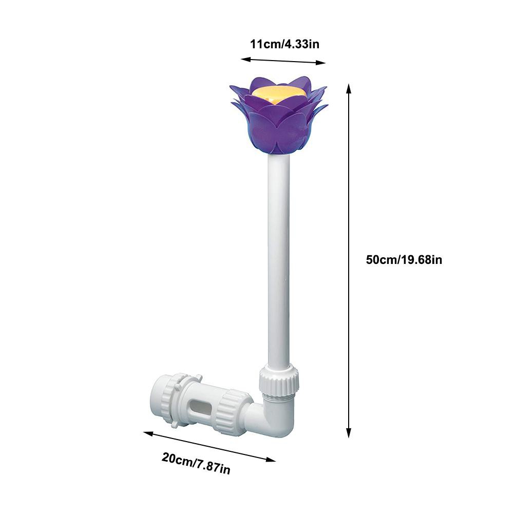 Декоративный фонтан в форме цветка для бассейна, настенный подвесной бассейн,  фонтан, новые аксессуары для бассейна, украшение для дома | AliExpress