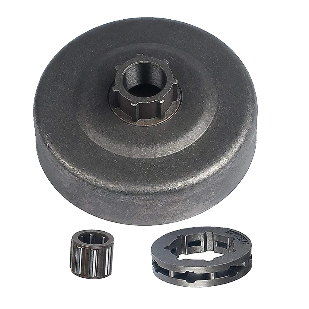 Clutch Drum+Sproket Rim 3/8-7+Sprocket Bearing for STIHL 066 MS660 Chainsaw 