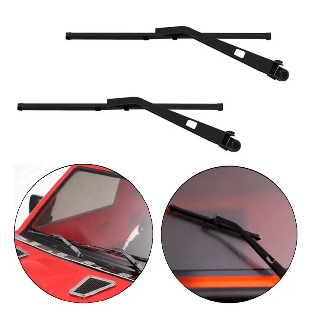 RC Metal Windscreen Windshield Wiper Decor for 90046 SCX10III 1/10 Scale Climbing RC Crawler Car Truck Body Parts