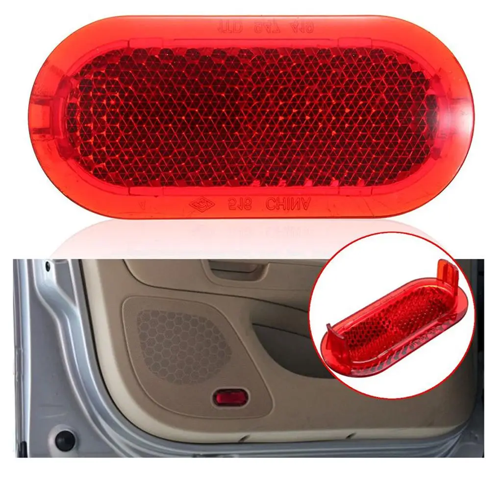 Auto Red Interior Door Panel Warning Light  Reflector Fits-For  Beetle