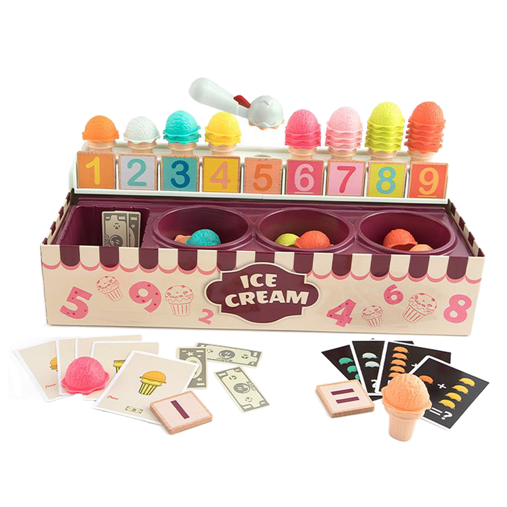 ice cream counter play set