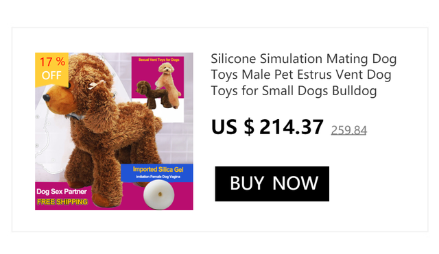 SUZLA Silicone Simulation Mating Dog Toy Pet Dog Partner Toy Dogs  Interactive Sleeping Toys Male Pet Estrus Vent Plush Doll Bride for Dog  Wedding