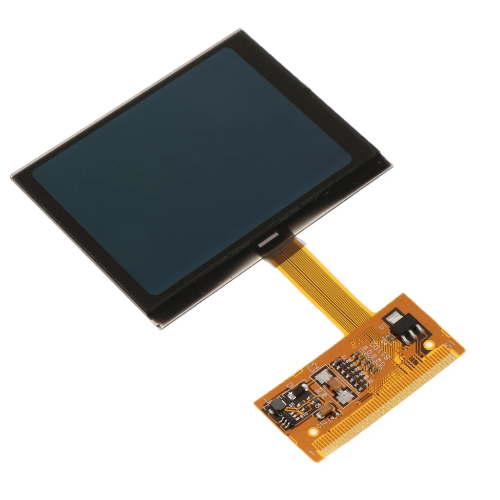 Replacement LCD Instrument Display Screen with Ribbon for  TT A6 for Pixel Missing Repair,75mmx110mm