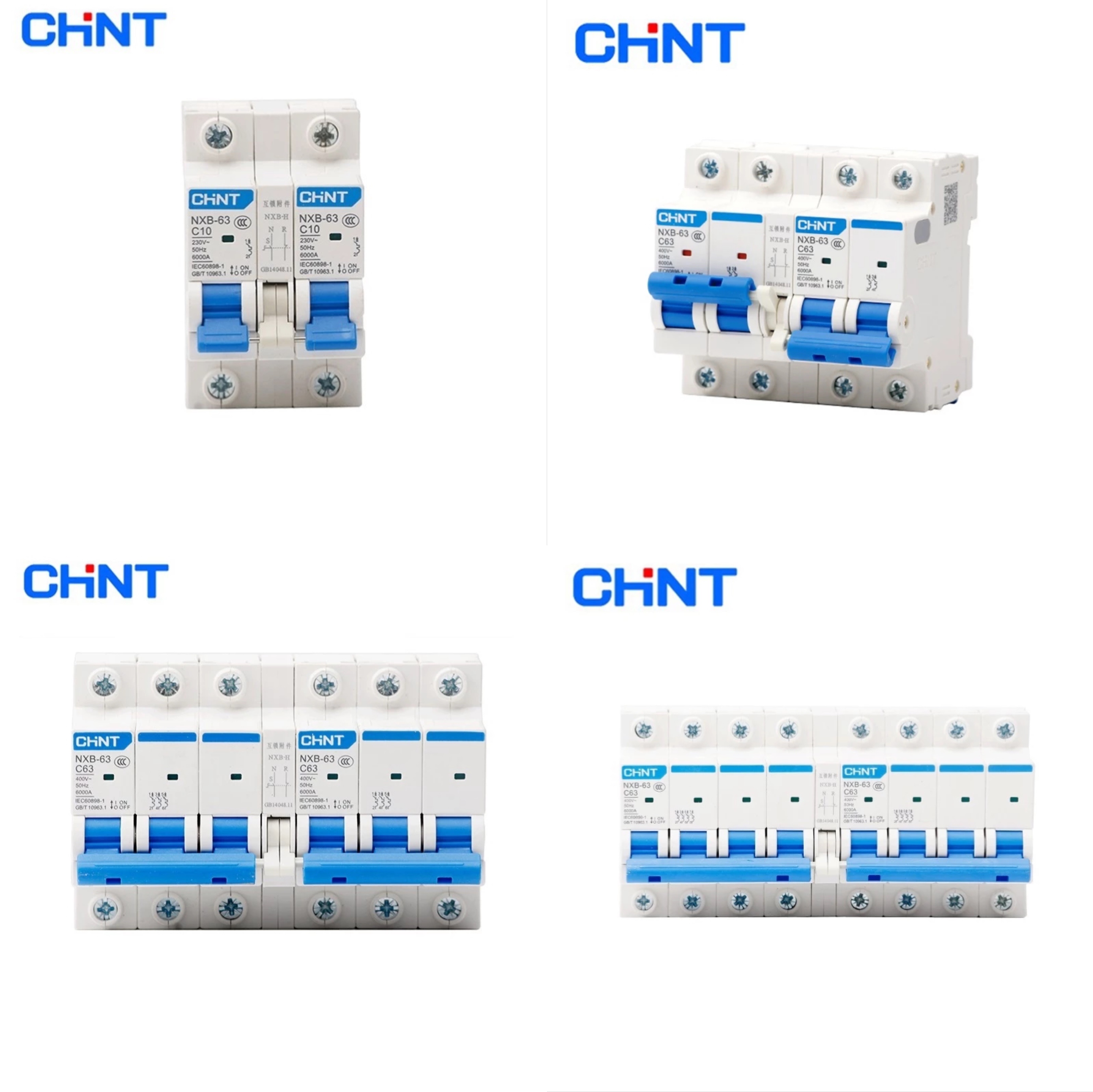 Description Picture 2 of itemCHINT NXB-63 Dual Power Supply Interlock Switch New DZ47 Interlock Conversion 2PC Type 63A City Power Switch