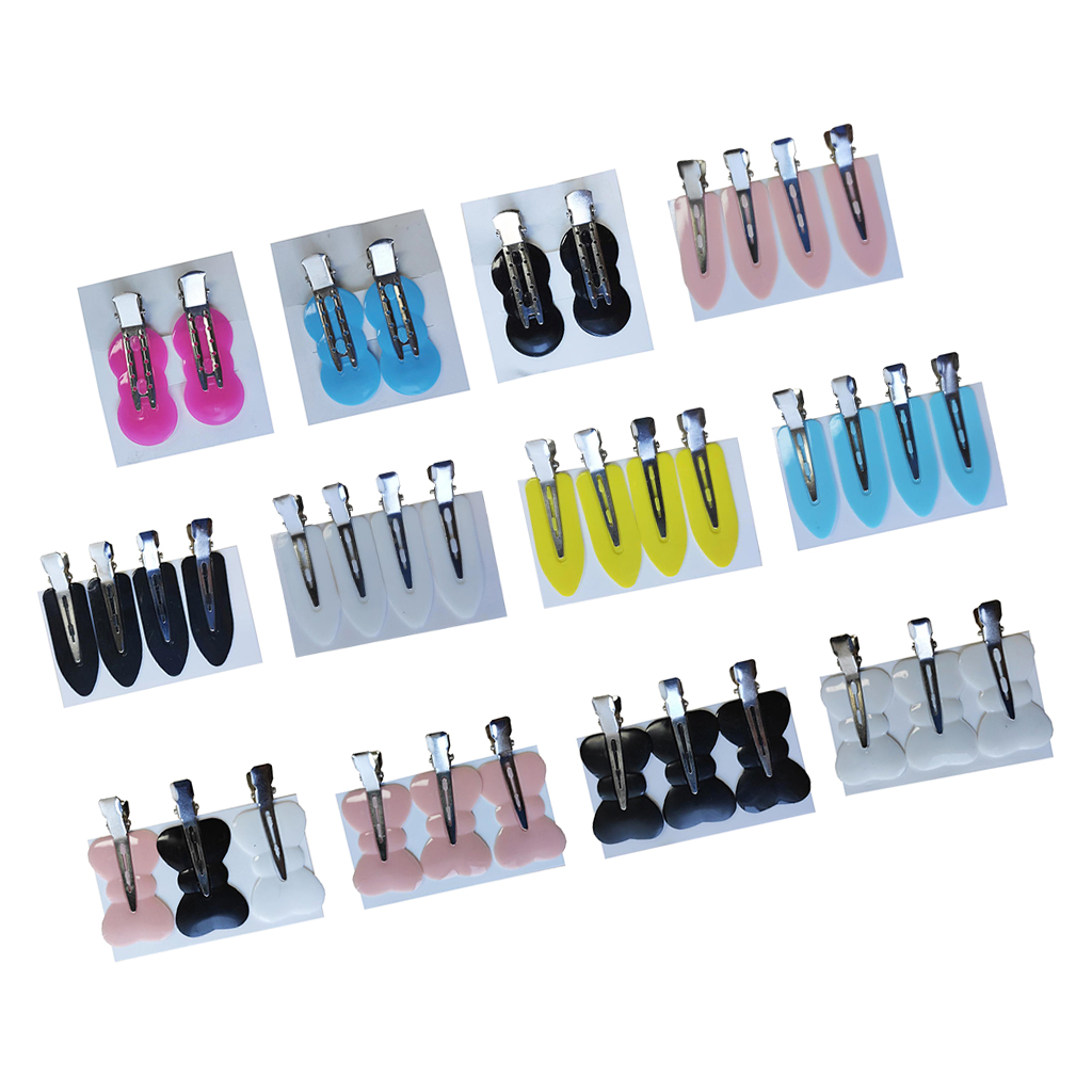 4x No  Hair Clips Traceless Sectioning Bangs Clamps for Face Washing