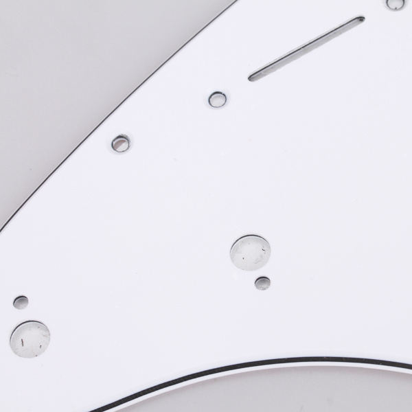 Left Hand PVC Guitar Pickguard Scratch Plate 3 Ply 11 Hole For  SSH