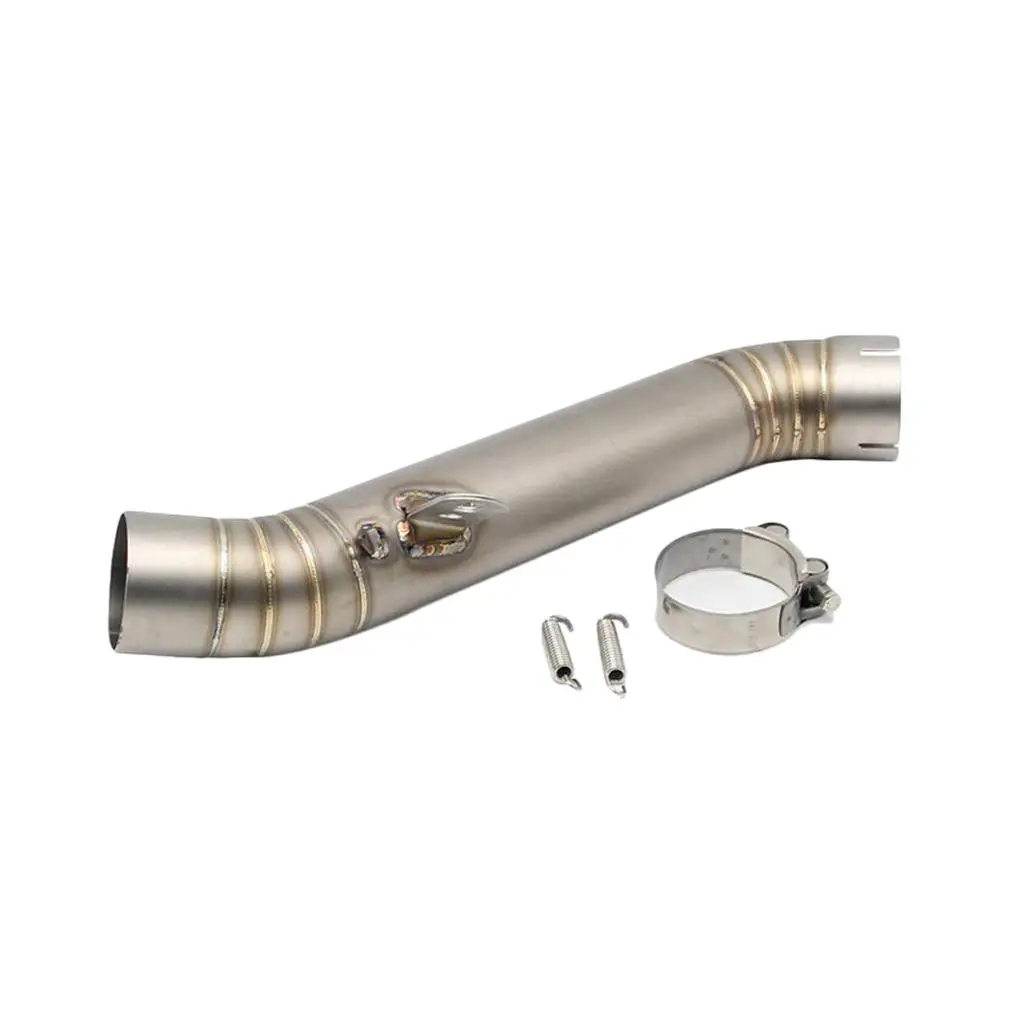 Motorcycle Connecting Mid Link Pipe Slip on Exhaust for Aprilia RSV4 12-15