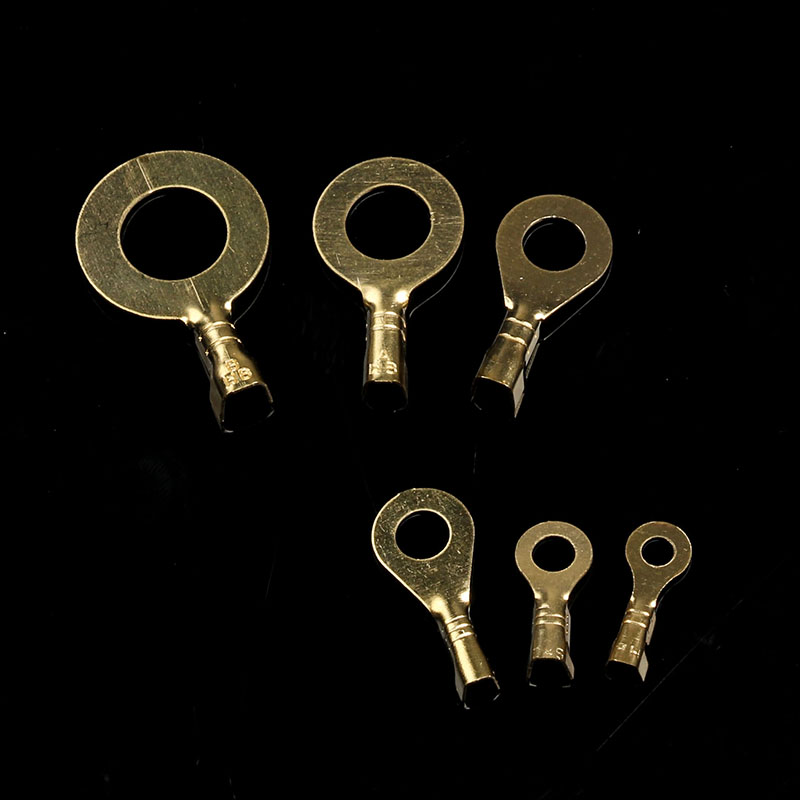 540 stücke M3-M10 Ring Lugs Ring Augen Kupfer Crimp Terminals Kabelschuh Draht Stecker Nicht-isolierte Crimpen Zange hand Tool Kit – Detail 5