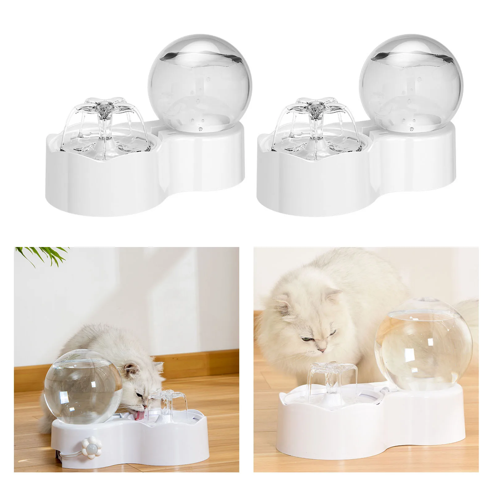 Cat Water Dispenser Automatic Cat Water Fountain Pet Water Dispenser Filter Smart Gravity Drinking Bowl Pet Water Fountain