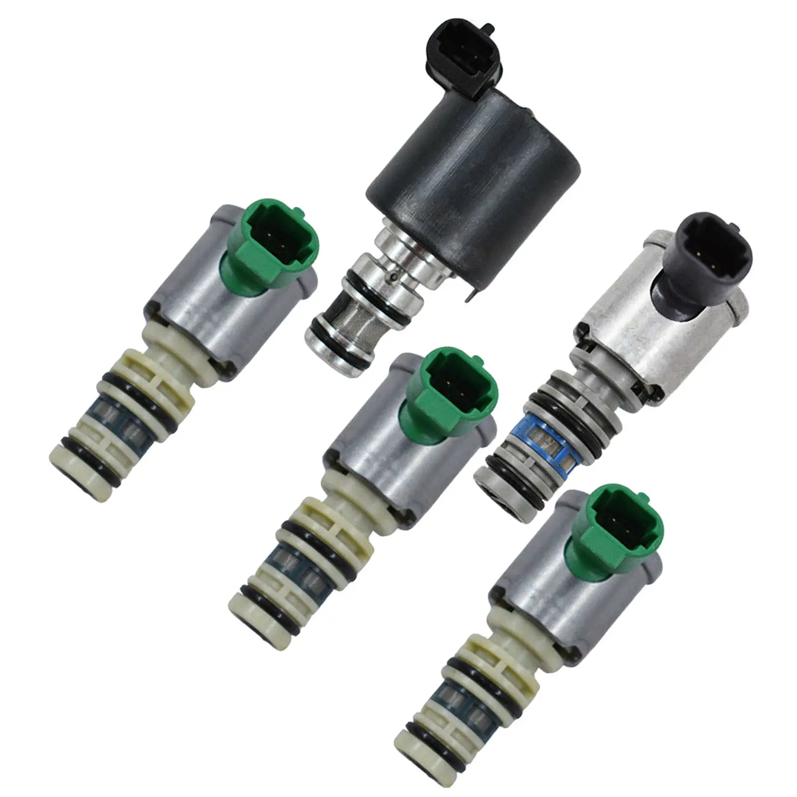 5pcs Transmission Solenoid Valve Kit 5L40E for GM 1999-2003 Replace Parts Accessories