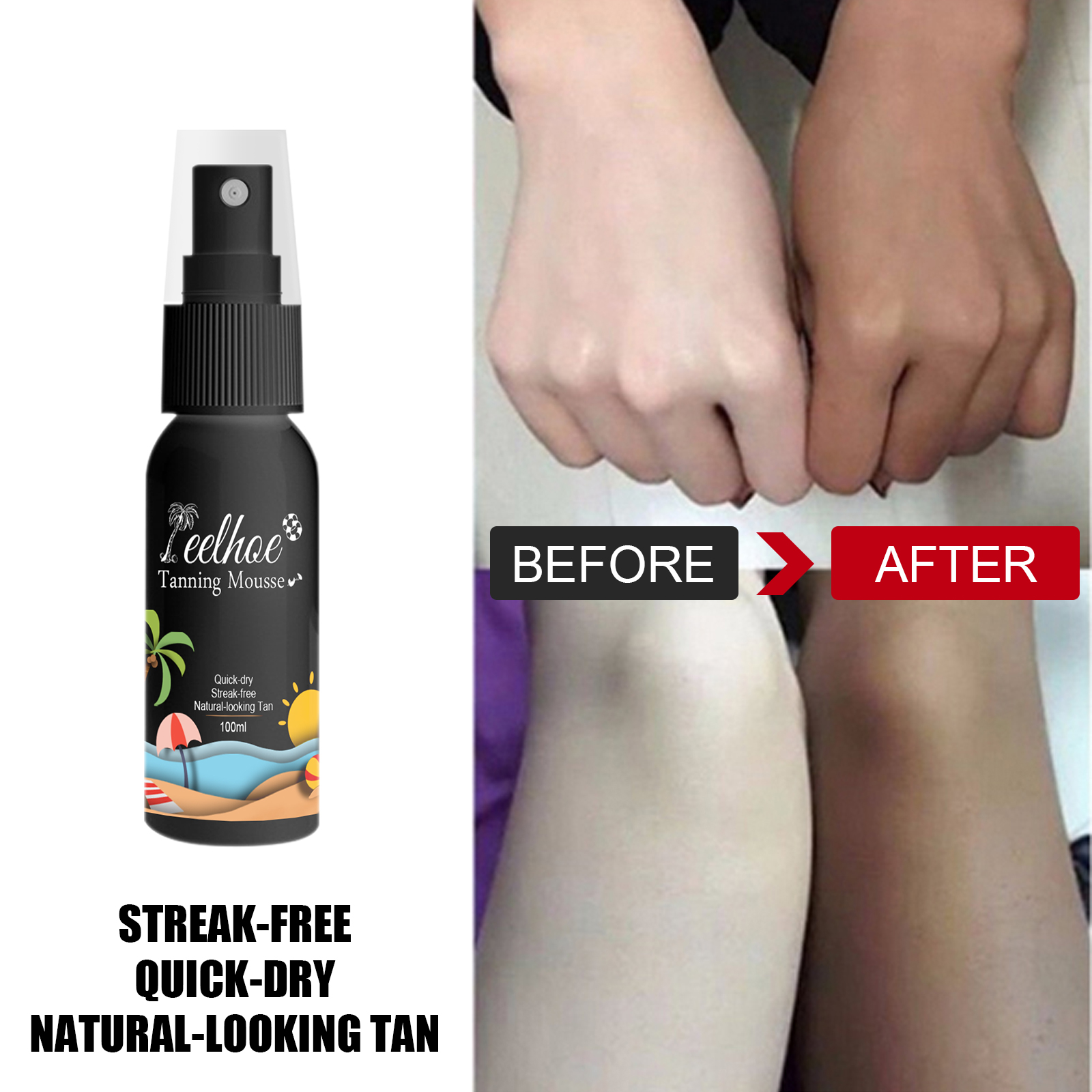 Premium Natural Body Bronze Sunless Self Tanning Spray Self Tanners Mousse