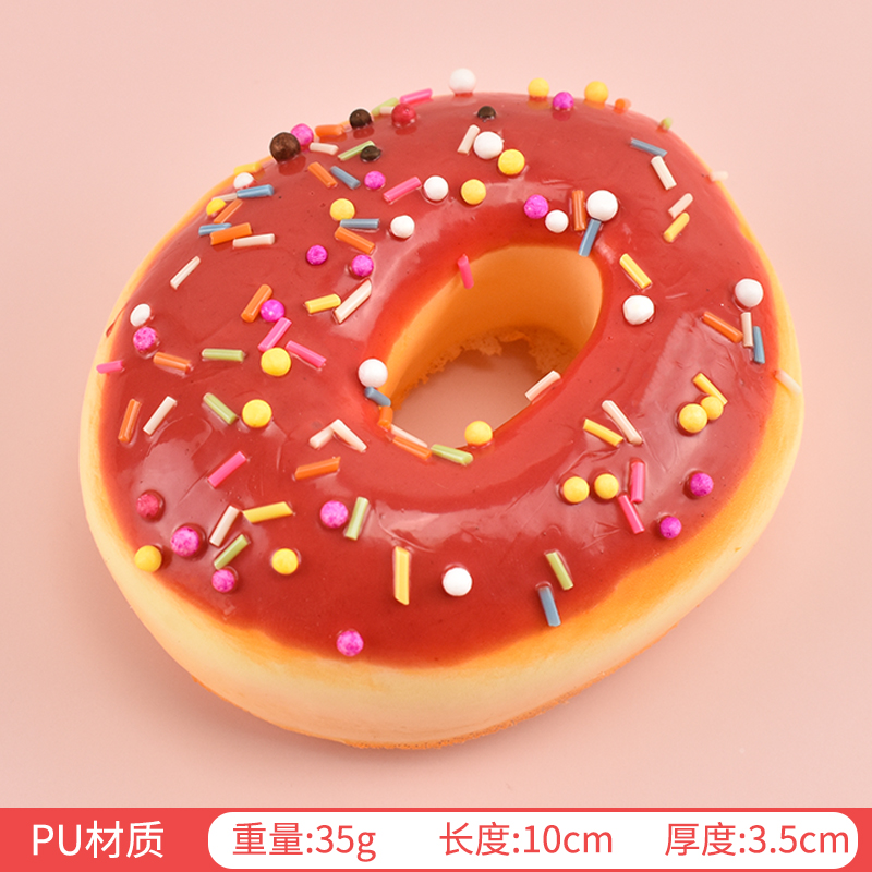 10 cm große, simulierte Donuts, Brot, Stressabbau, künstliches Brot, Kuchen, Heimdekoration, Hochzeitsdekoration, Fotografie-Requisiten, 1 Stück – Detail 9