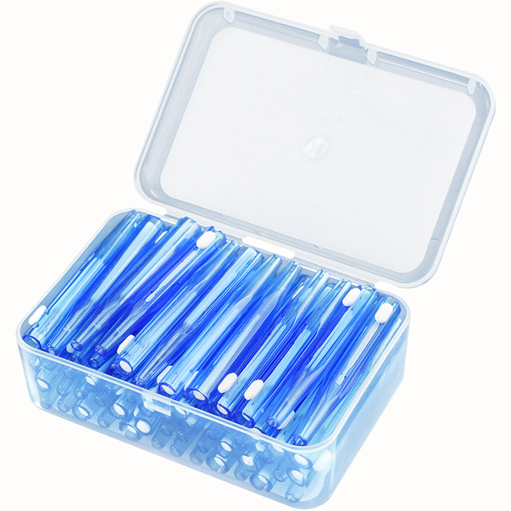 Best of 60pcs / box Toothpick Dental Interdental Brush 0.6-1.5mm Cleaning Between Teeth Oral Care Orthodontic Brush I Shape Tooth Floss Reviews & Tips - Image 4